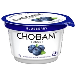 YOGHURT BLUEBERRY 16X100G CHOBANI - sold as carton only