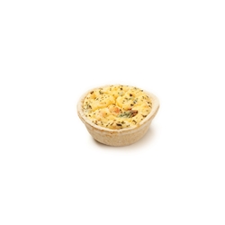 ROASTED VEGETABLE WHOLEMEAL PASTRY QUICHE 50g 60C