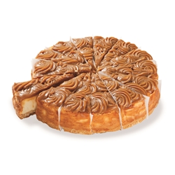 10" CARAMEL BAKED CHEESECAKE 14pce 