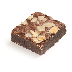 CHOCOLATE & ALMOND BROWNIE  90g 15C