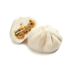 STEAM BUN VEGETABLE 120x25g VEGAN